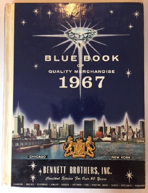 VINTAGE BENNETT BROTHERS BLUE BOOK OF QUALITY MERCHANDISE 1967