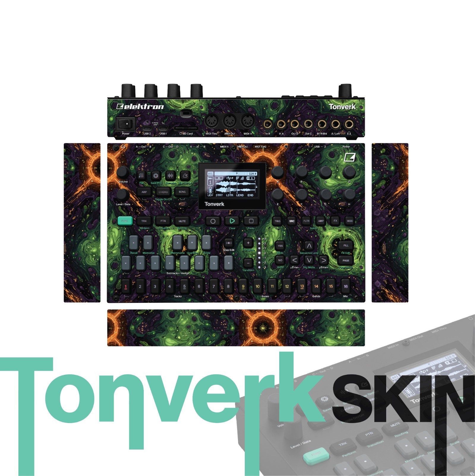 Elektron Tonverk Skin / Alien Nebula