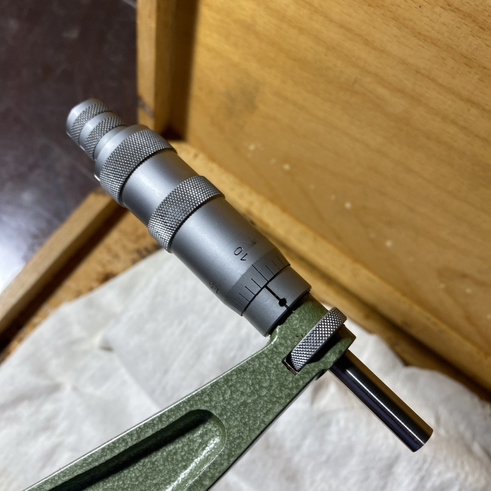 Mauser 7-8” Outside Micrometer With Case