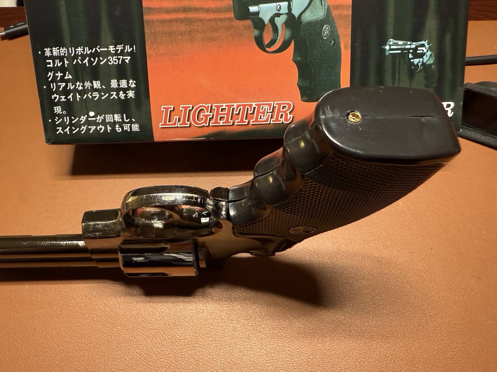 Colt Python 357 Gun Pistol Jet Torch Lighter 1:1 Scale Full Metal Quality Rare