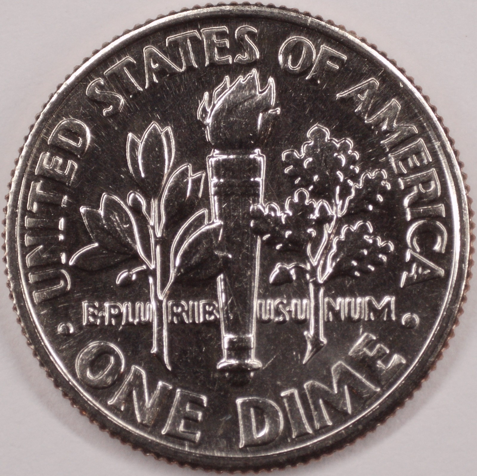United States 1995 D 10 Cents Roosevelt Dime KM#195a Clad Torch Olive Oak Branch
