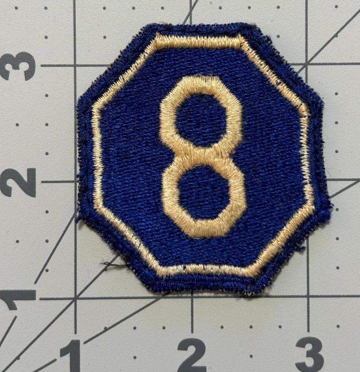 German Made US Army 8th Corps Patch Inv# K7294