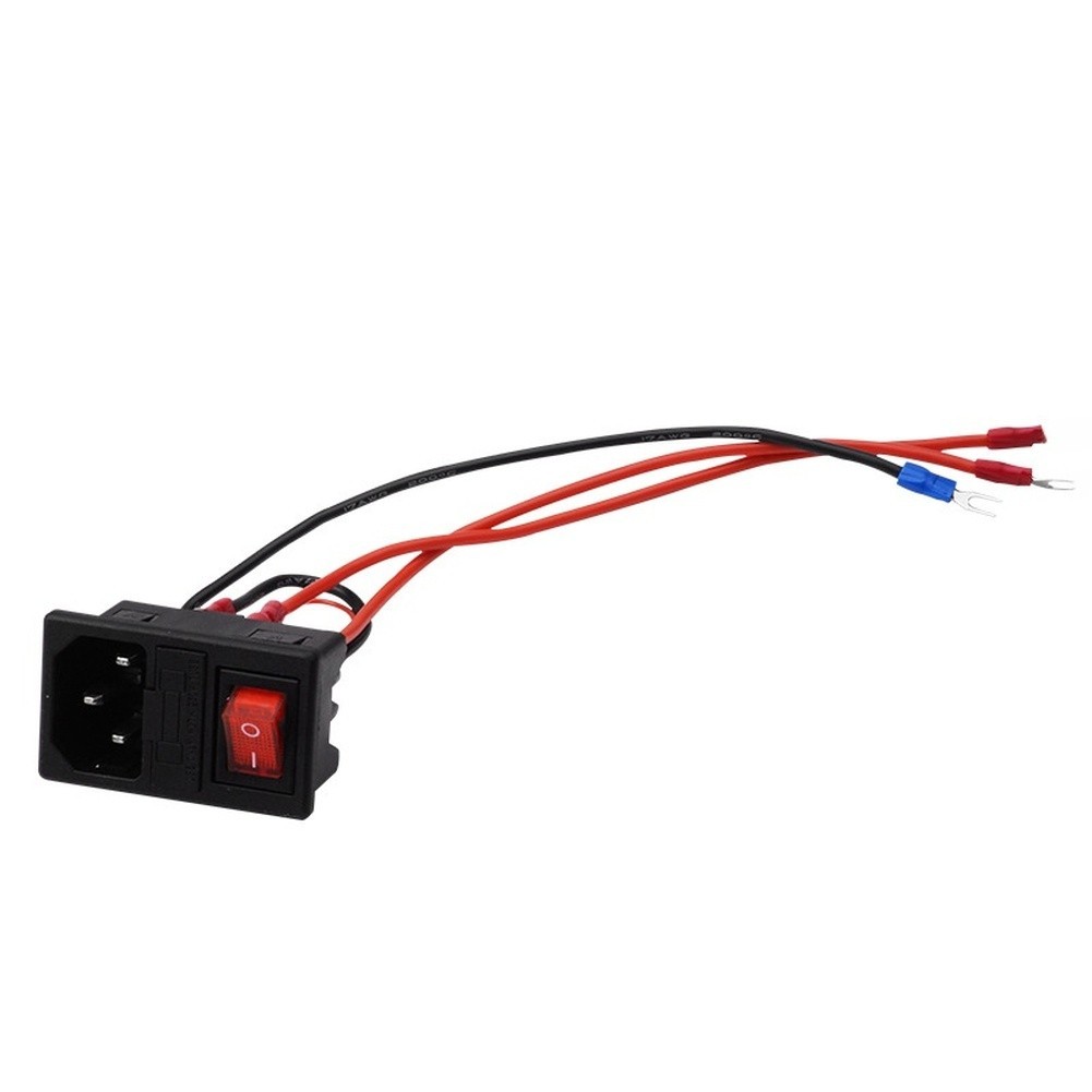 Pre Wired Power Switch for 3D Printer Dual Voltage 10 Amp 110V 220V with Fuse