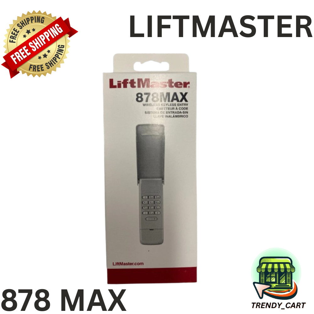 Liftmaster 878MAX Replaced 877MAX / 367LM / 377LM / 976LM / Wireless Keypad
