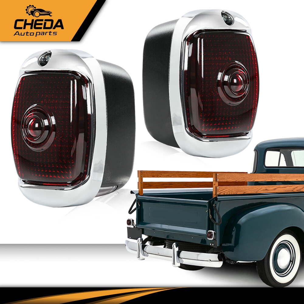 Rear Tail Lamp Lights LH & RH Fit For 1940-53 Chevy First Series Pickup Truck