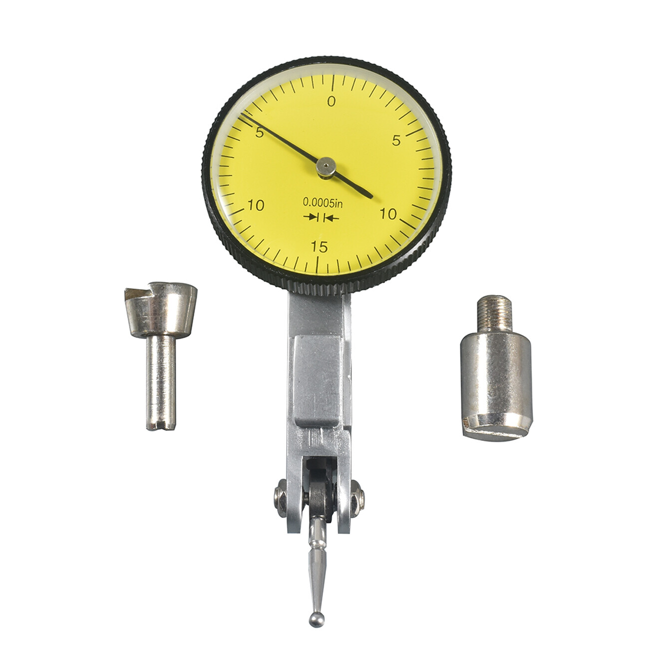 Precision Yellow 0.030" Test Indicator 0.0005" GR. Dial Reading 0-15-0 USA