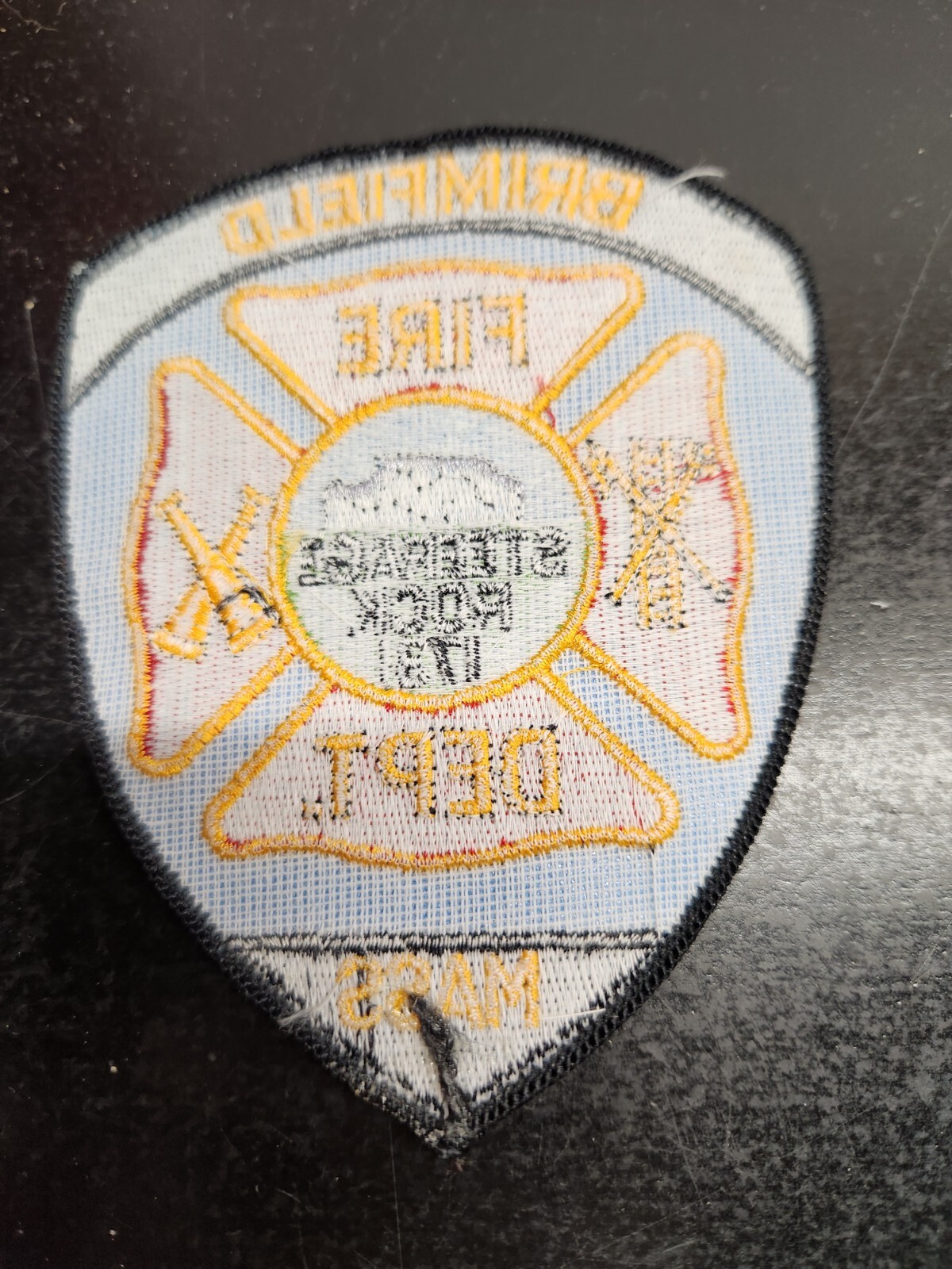 Vintage Brimfield Massachusetts Fire Department Patch