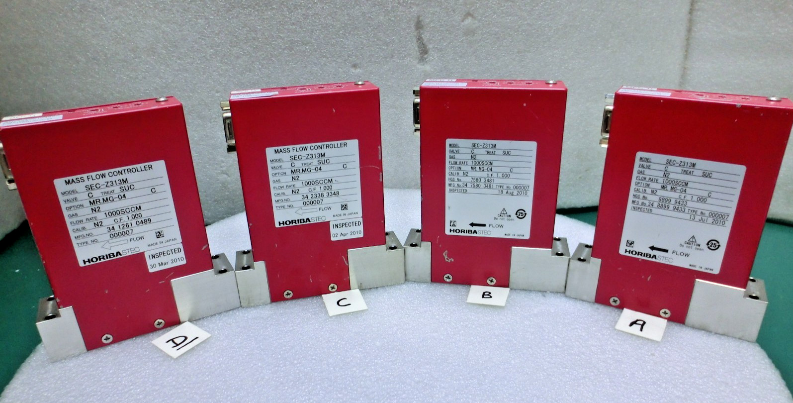 HoribaSTEC SEC-Z313M Mass Flow Device,N2 1000sccm,MG-04,000007,Used,Jp+9727