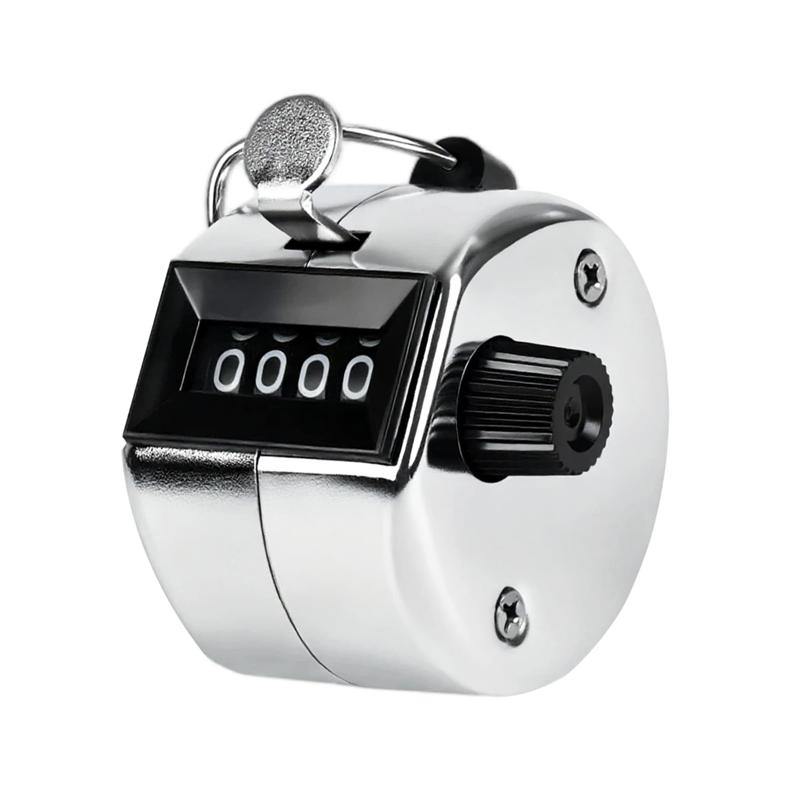 4 Digit Metal Handheld Tally Counter Mechanical Clicker Counter for Coaching