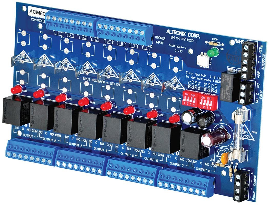 Altronix Power Module ACM8CB,Output Access Power Controller Module