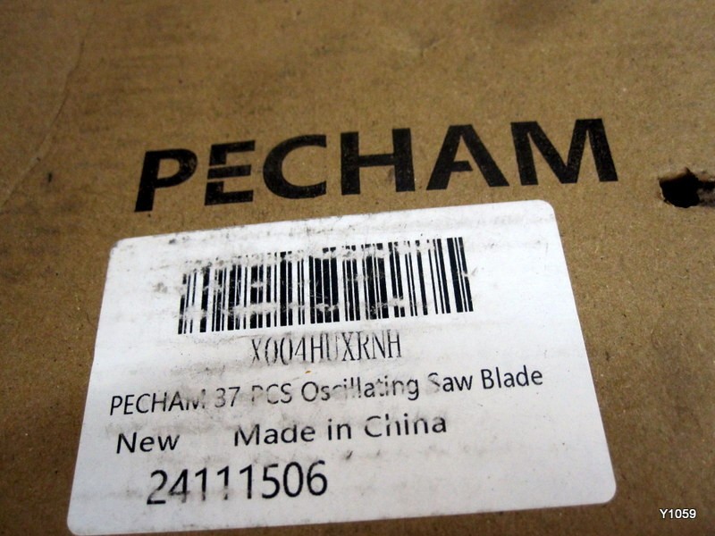 PECHAM Oscillating Tool Blade, 37PCS Universal Wood Metal Black
