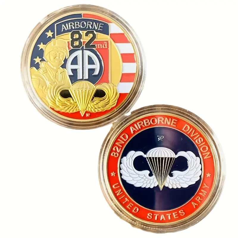 82d AIRBORNE Coin NEW seller is a Combat Veteran