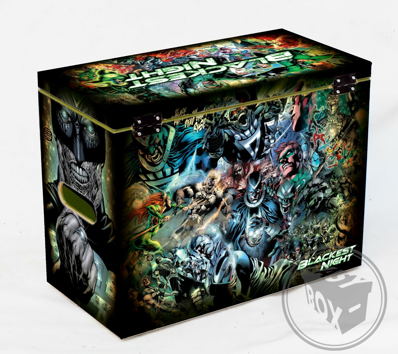 Blackest Night - Large Comic Book Hard Storage Box Chest MDF