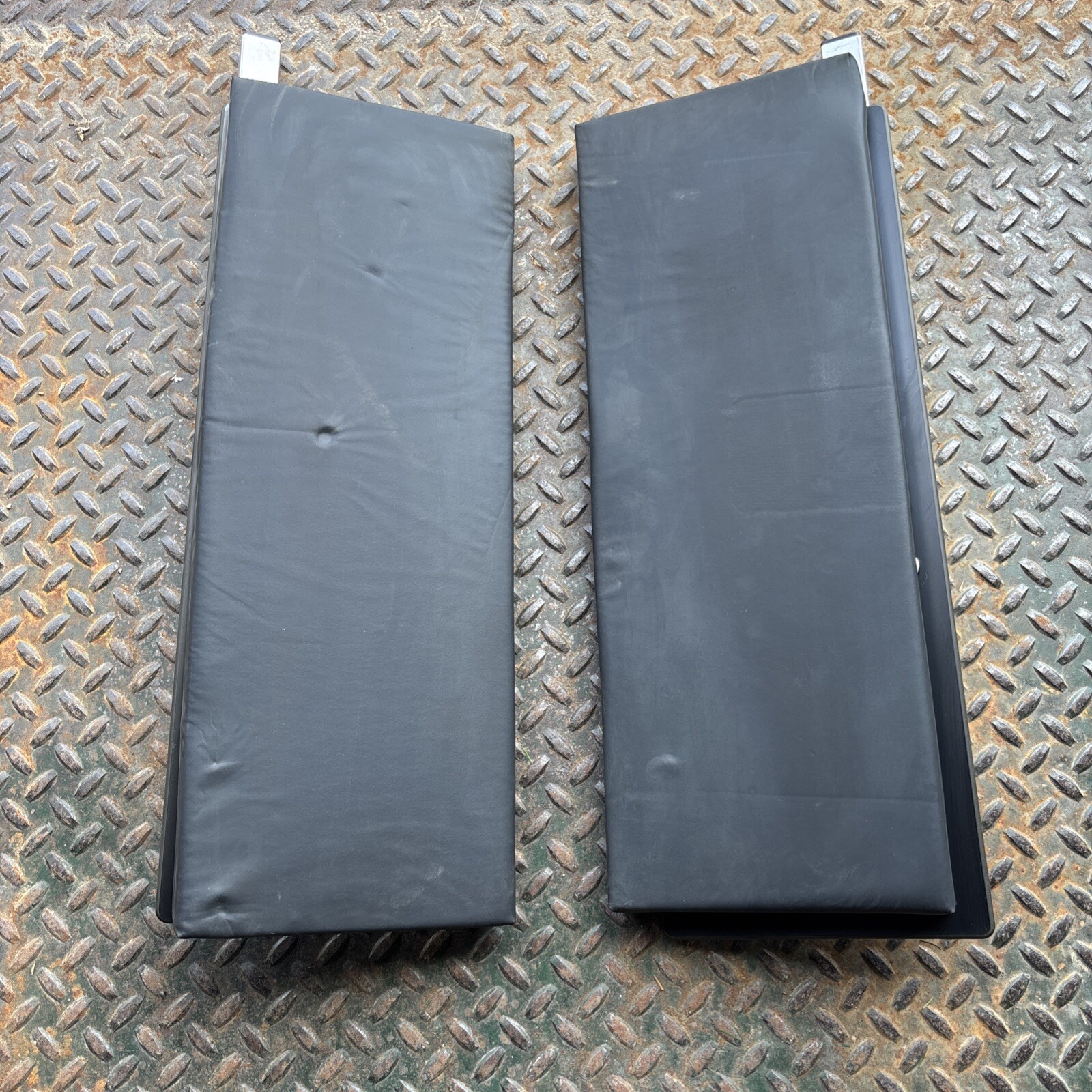 Pair Of Maquet Leg Plate Extensions, Left And Right Side, With Pads