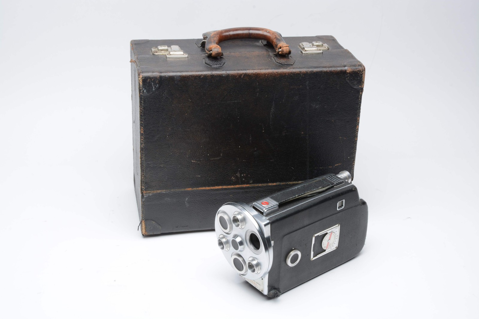 Kodak K-100 3-Lens Turret 16mm Film Cine Movie Camera Body C Mount in case
