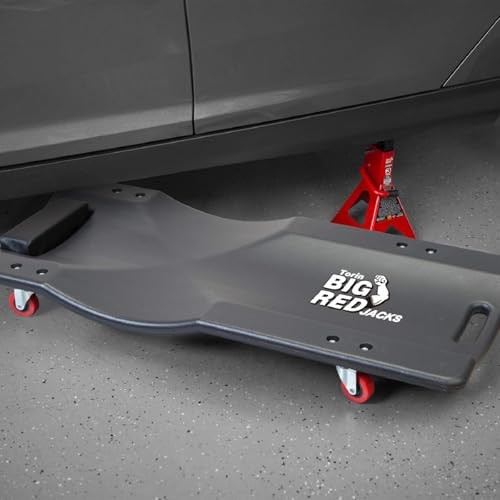 Torin 36" Rolling Garage Creeper, Shop Creeper Plastic Creeper-36inch-Black