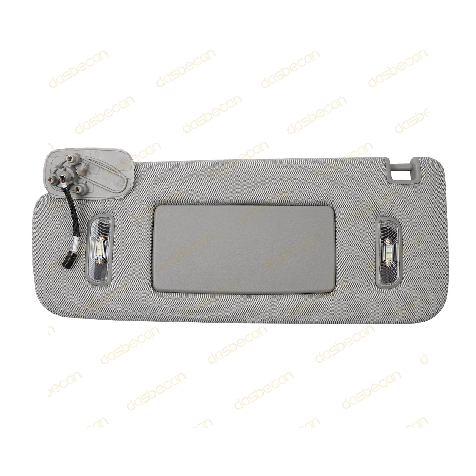 Gray Left Driver Side Sun Visor W/ Light For Cadillac Chevrolet GMC 2015-2019