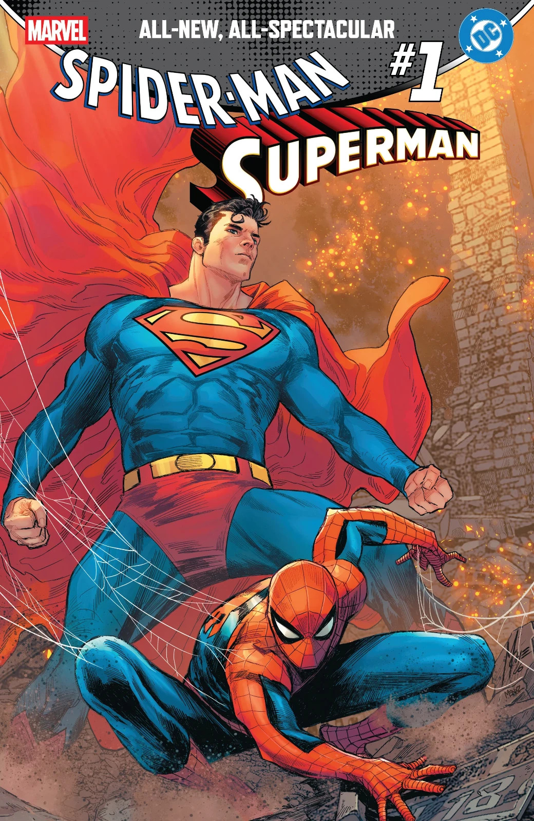 MARVEL/DC: SPIDER-MAN/SUPERMAN #1 MARCO CHECCETTO C2E2 VARIANT DC COMICS 2026