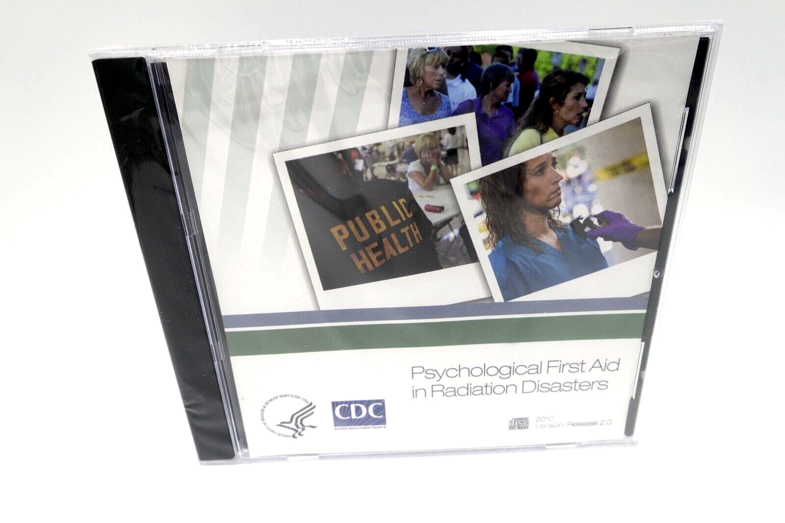 CDC Psychological First Aid In Radiation Disasters 2010 CD- ROM New Sealed