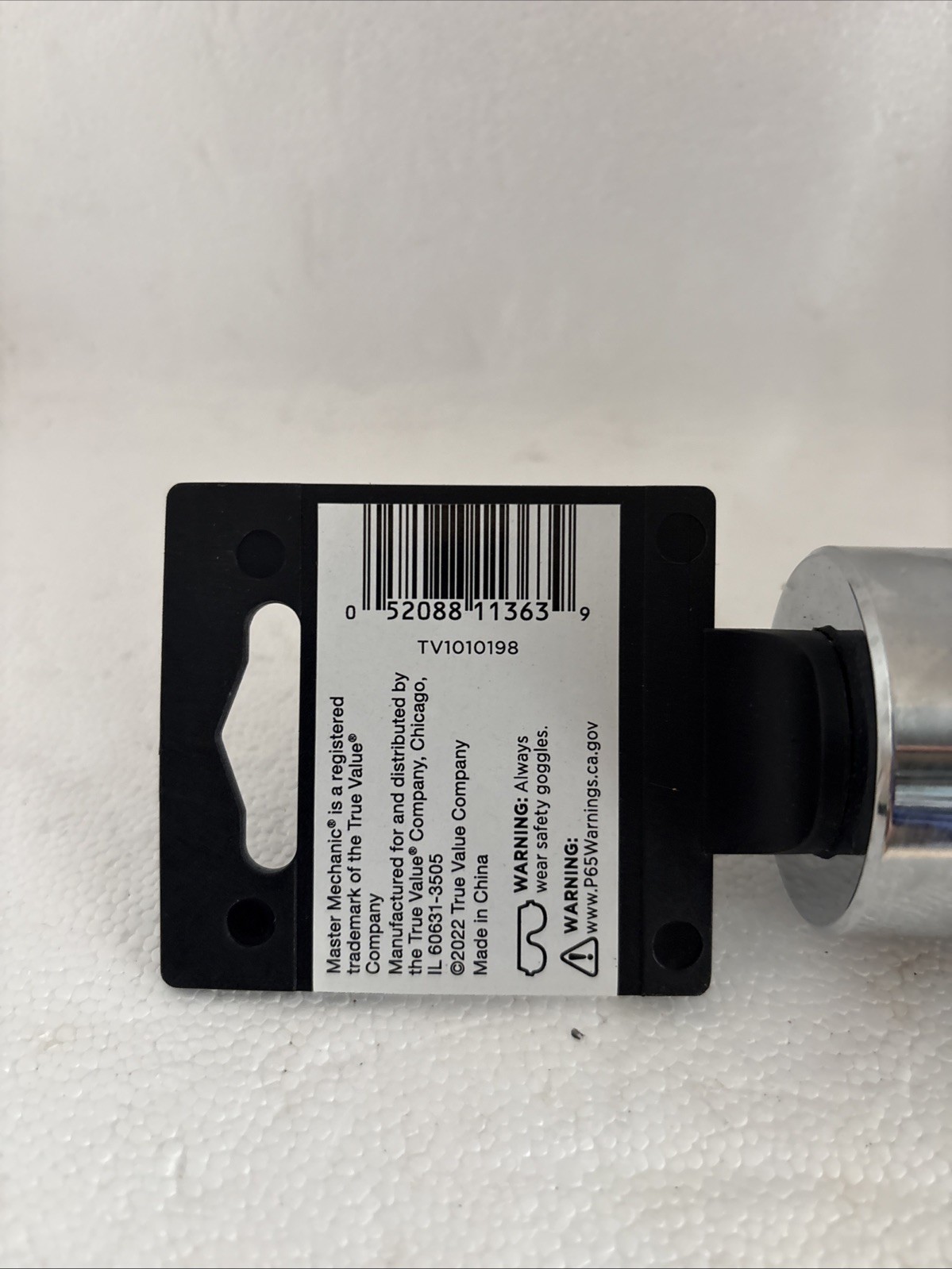 3/4" Drive, 1-9/16In. 12-Point Socket 106631, Master Mechanic Lifetime Warranty