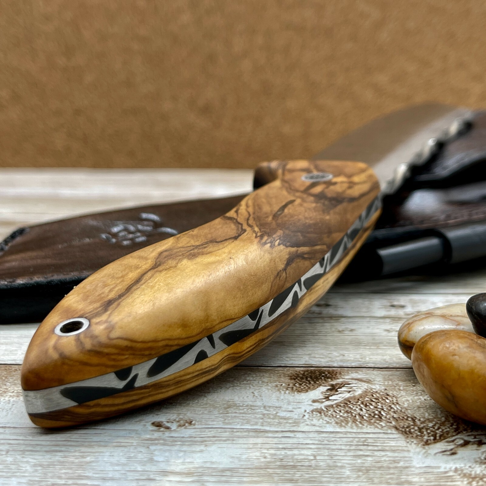Camping Knife, Outdoor Knife, Hunting Knife, Handmade Knife, N690 Bohler Steel