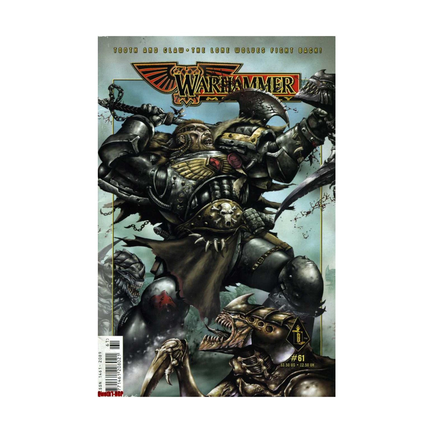 GW Warhammer Monthly #61 "Tooth and Claw - The Lone Wolves Fight Back!" EX