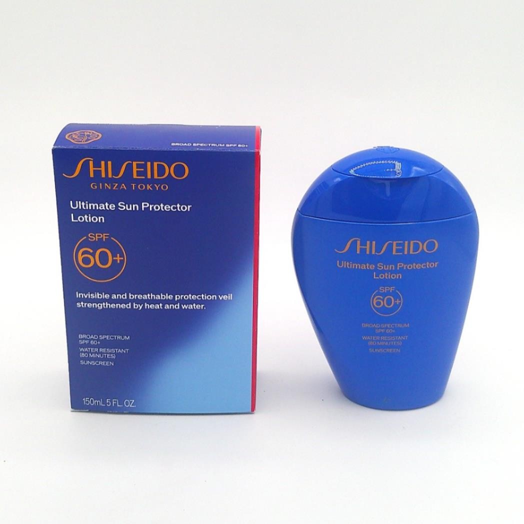 Shiseido Ultimate Sun Protector Lotion SPF60+ BROAD SPECTRUM 5oz/150ml *NEW BOX*