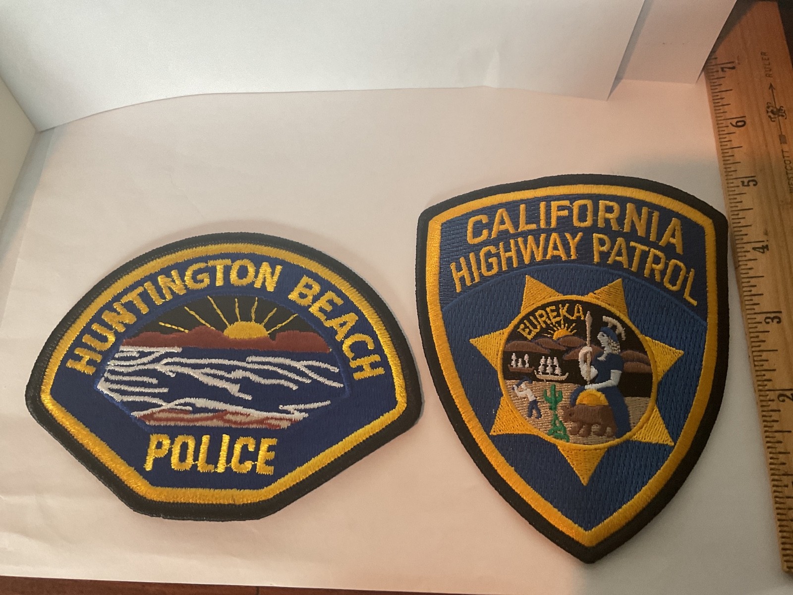 Antioch Police California patch and California Highway Patrol Set / Tracking
