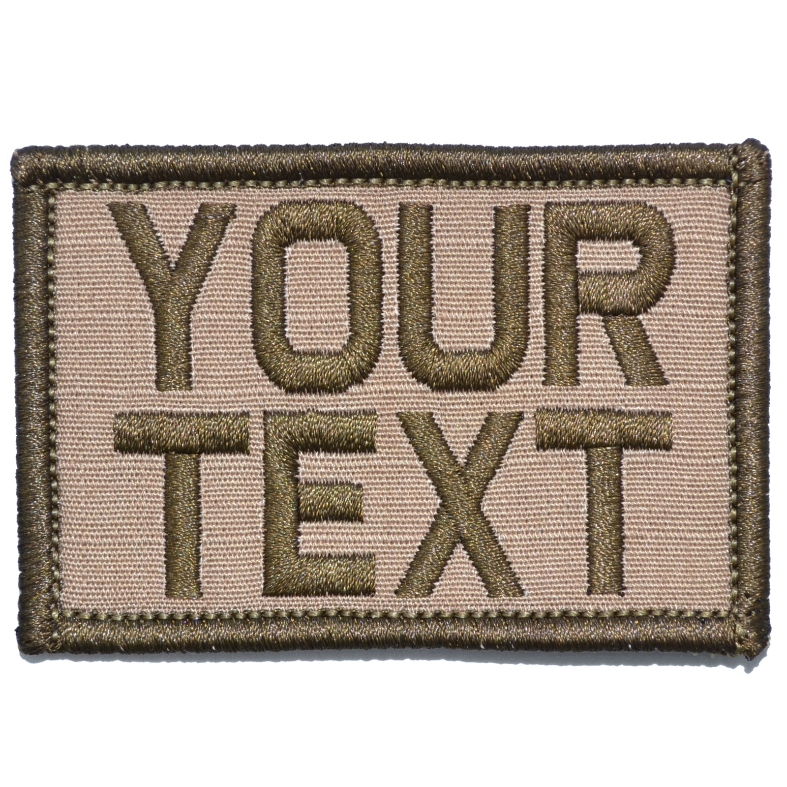 Custom 2x3 Name / Text Patch with Hook Fastener