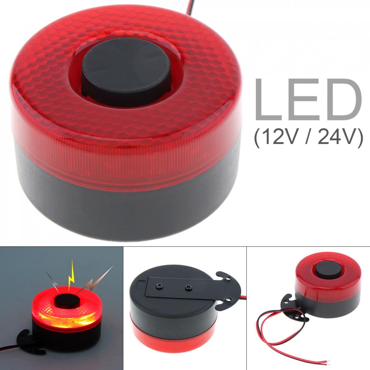 12V /24V Reverse Beeper Horn Vehicle Auto Warning Back Up Alarm Siren with Light