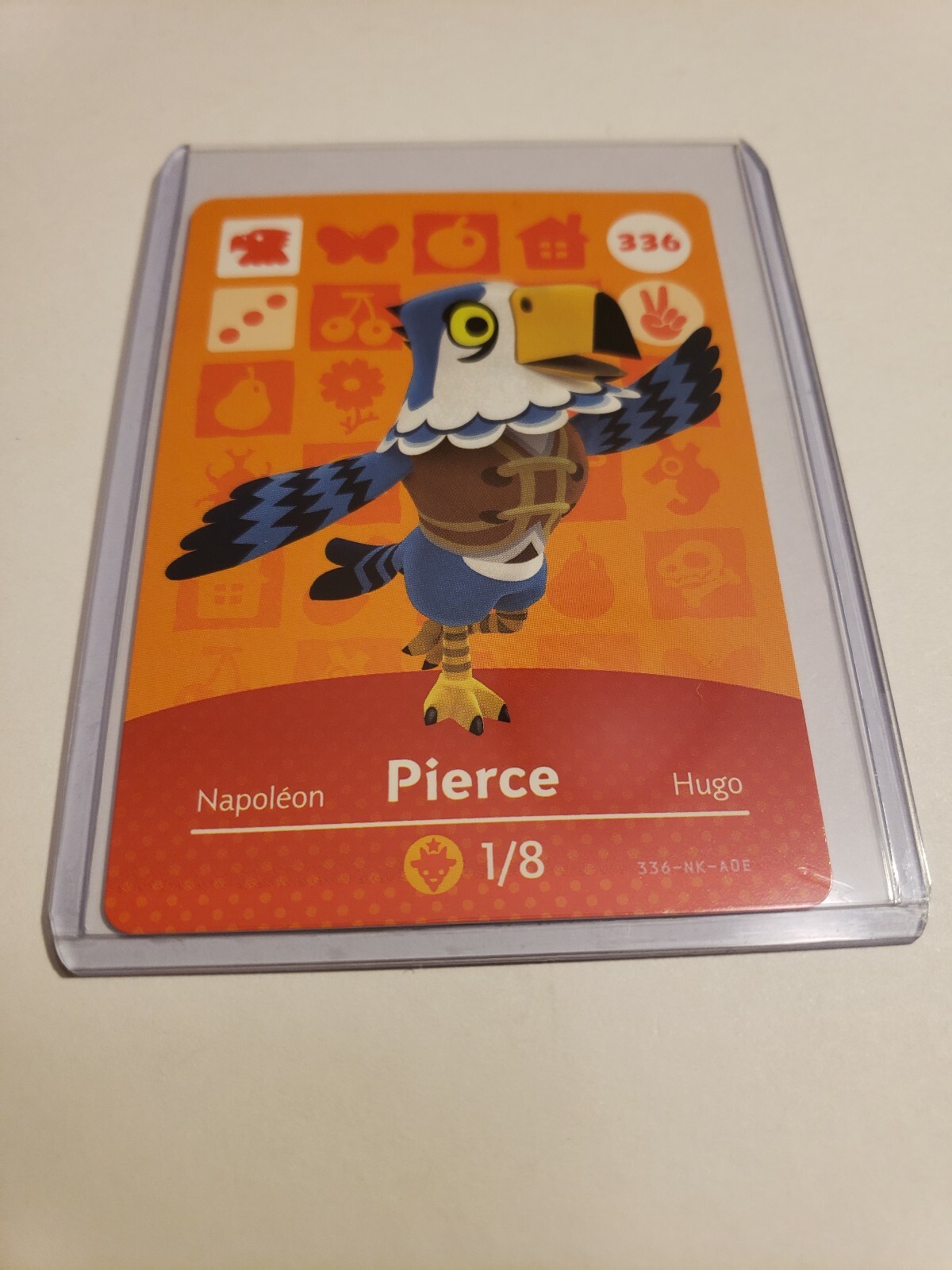 !SUPER SALE! Pierce # 336 Animal Crossing Amiibo Card Horizon Series 4 NEW!