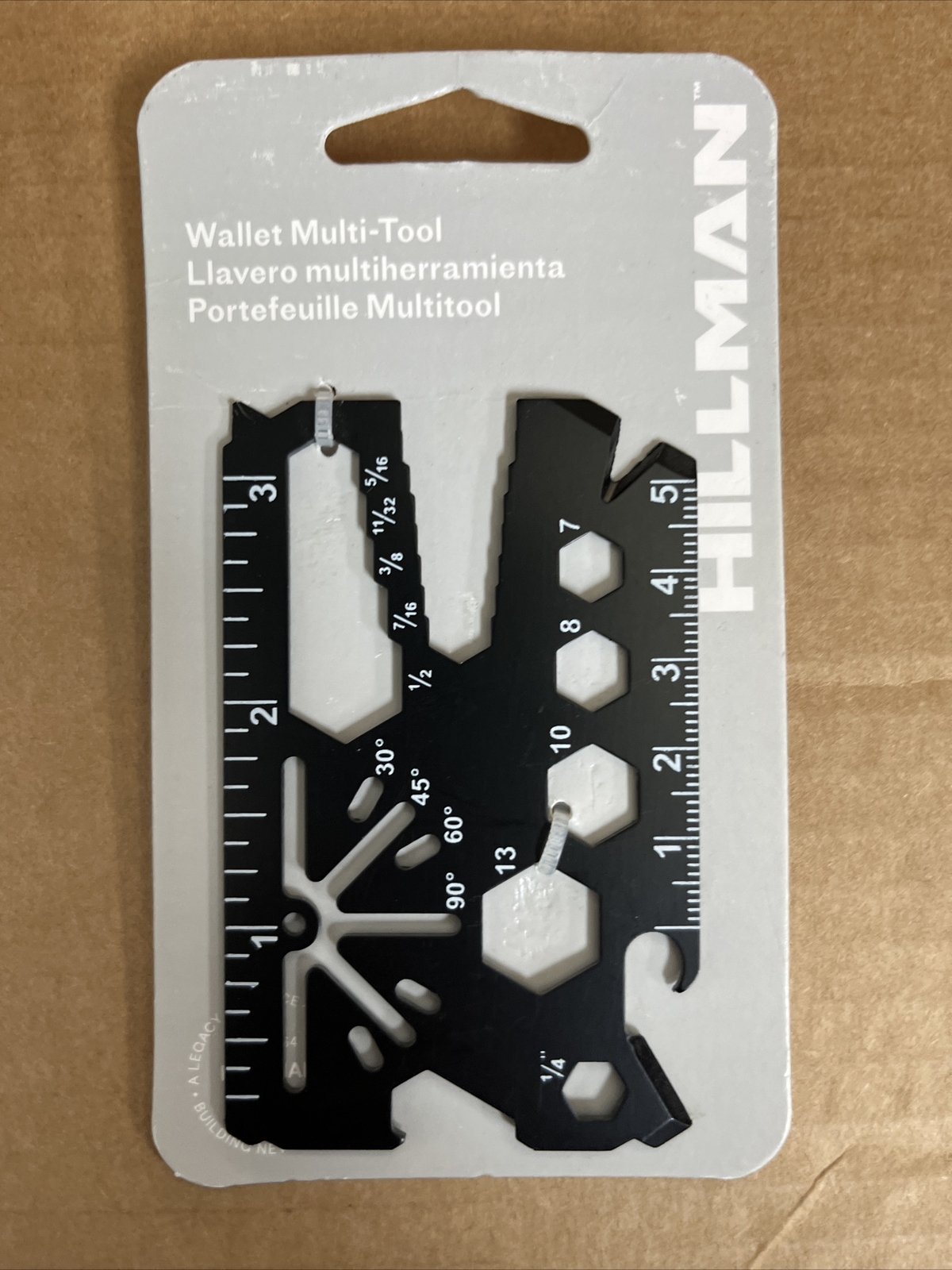 Hillman Stainless Steel Wallet Multi-Tool