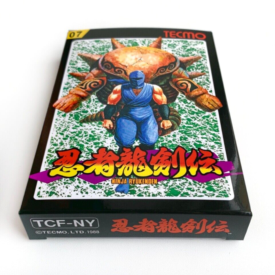 NINJA RYUKENDEN - Empty box replacement spare case for Famicom game Ninja Gaiden