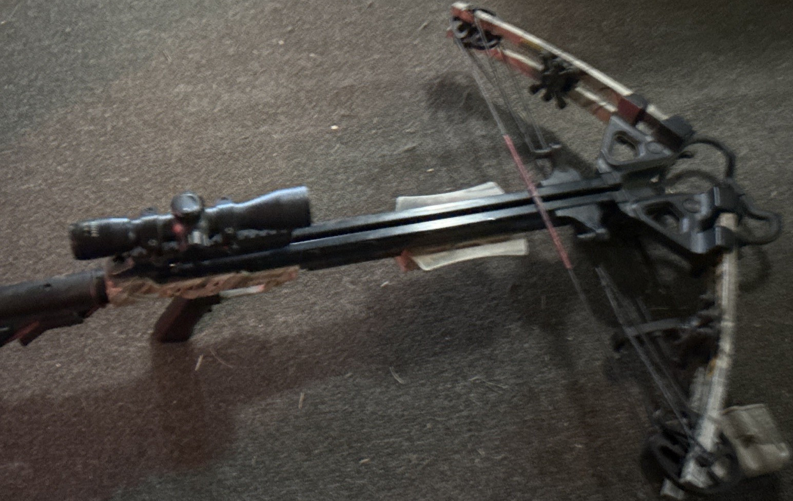 CenterPoint Camo/Black Crossbow with Scope - Suitable for Men