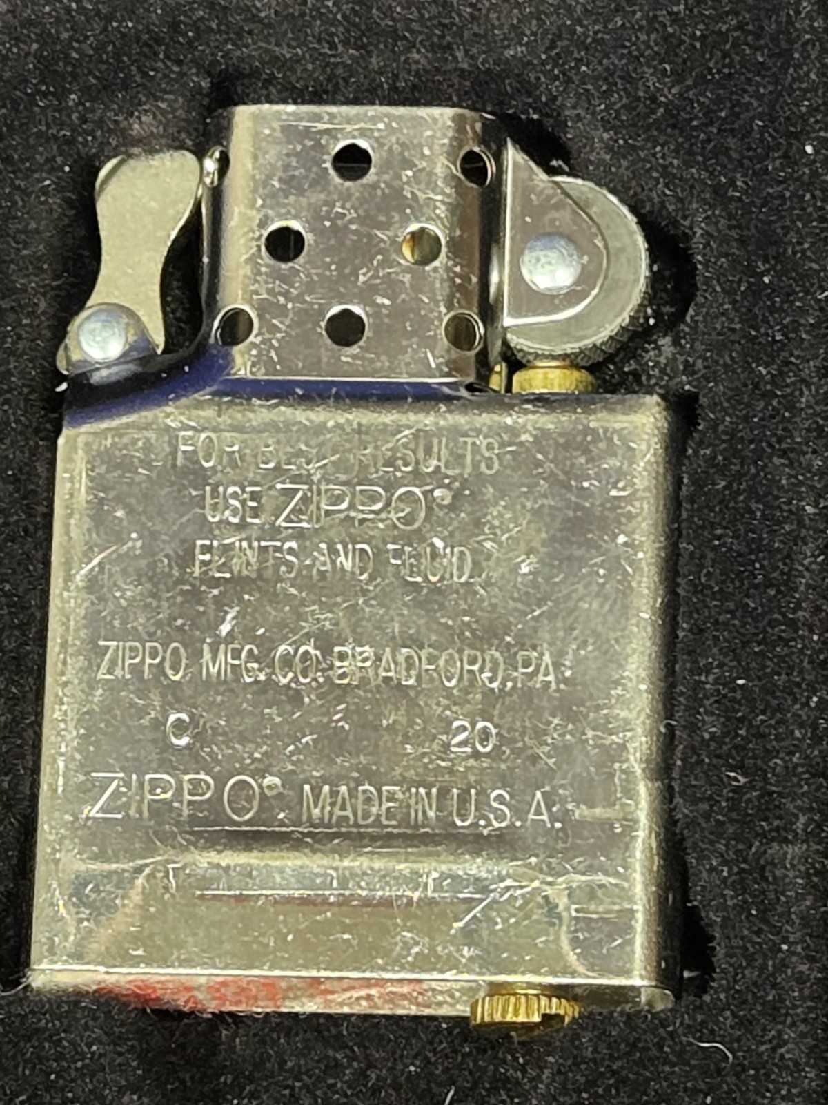 New Zippo Replacement Lighter Insert - Silver - Never Even Fired, New & w/ Box