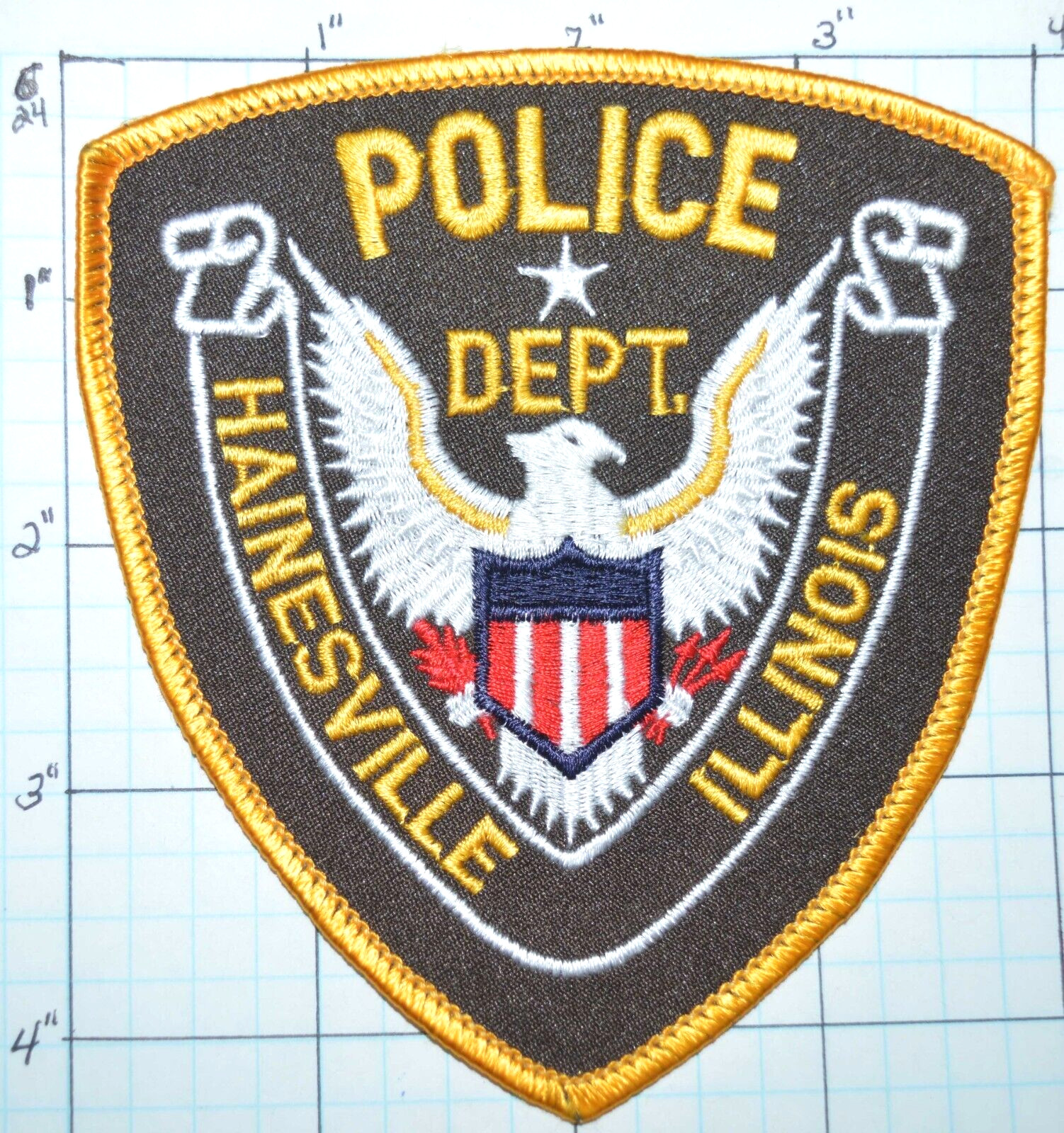 ILLINOIS, HAINESVILLE POLICE DEPT PATCH