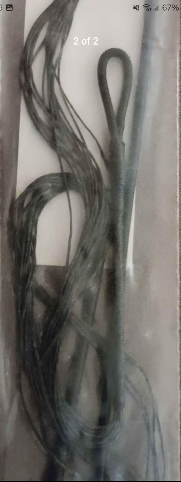 New Tailormaid Dacron Bowstring Teardrop Loop Cables 30" Length 14 Strand!