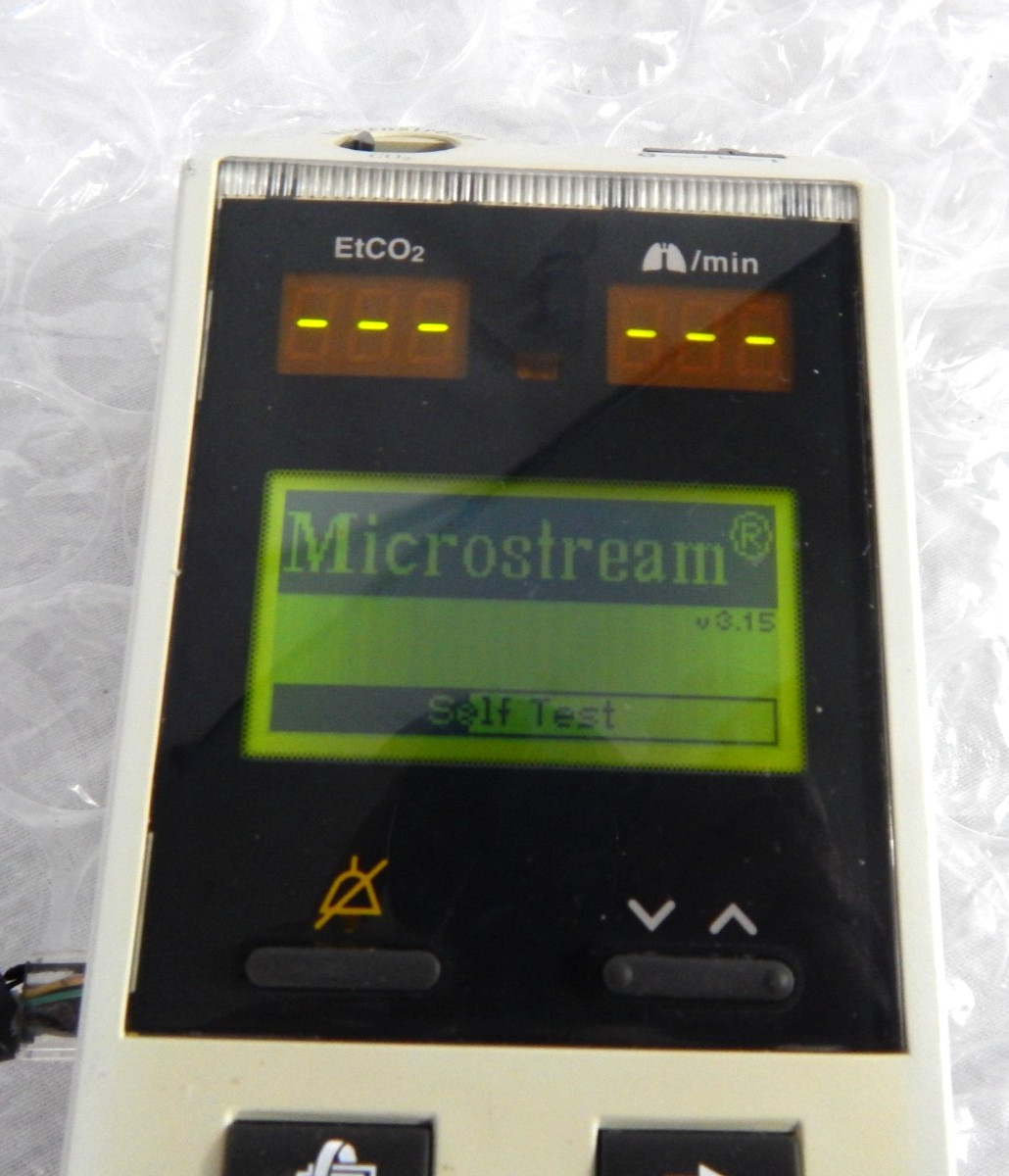 ORIDION MICROCAP HANDHELD CAPNOGRAPH S/N 452