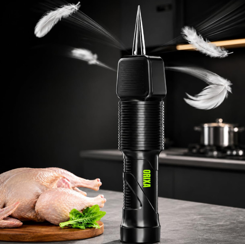 ORIXA Handheld Chicken Plucker Machine -Portable Electric Poultry Feather Remove