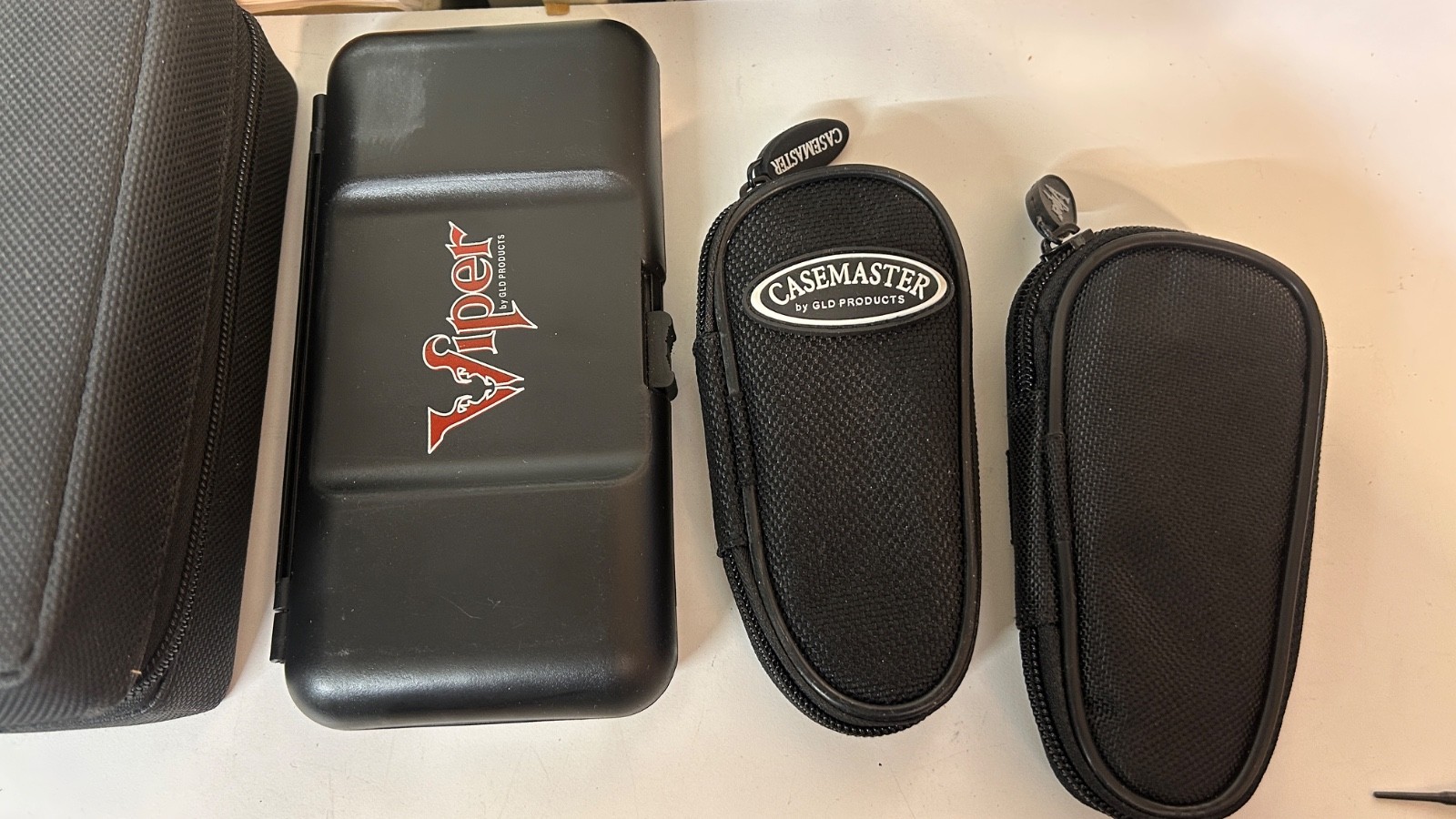 Large Lot Darts, +Cases Bundle Viper/Casemaster, Feathers, Soft Tips, onD