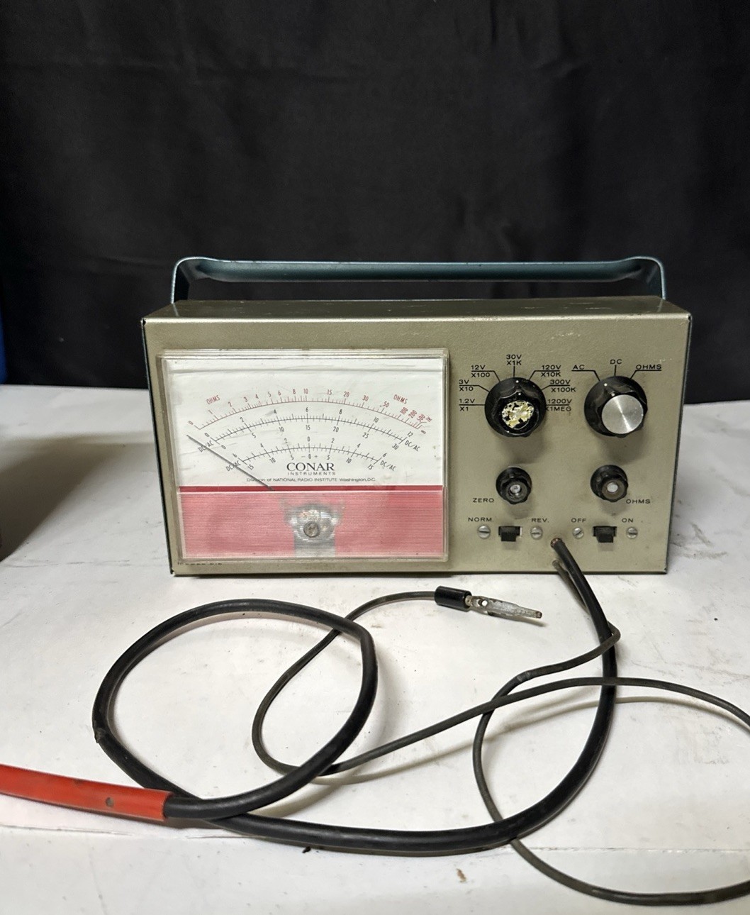 Vintage Conar Model 212.VTVM Vacuum Tube Voltmeter Untested