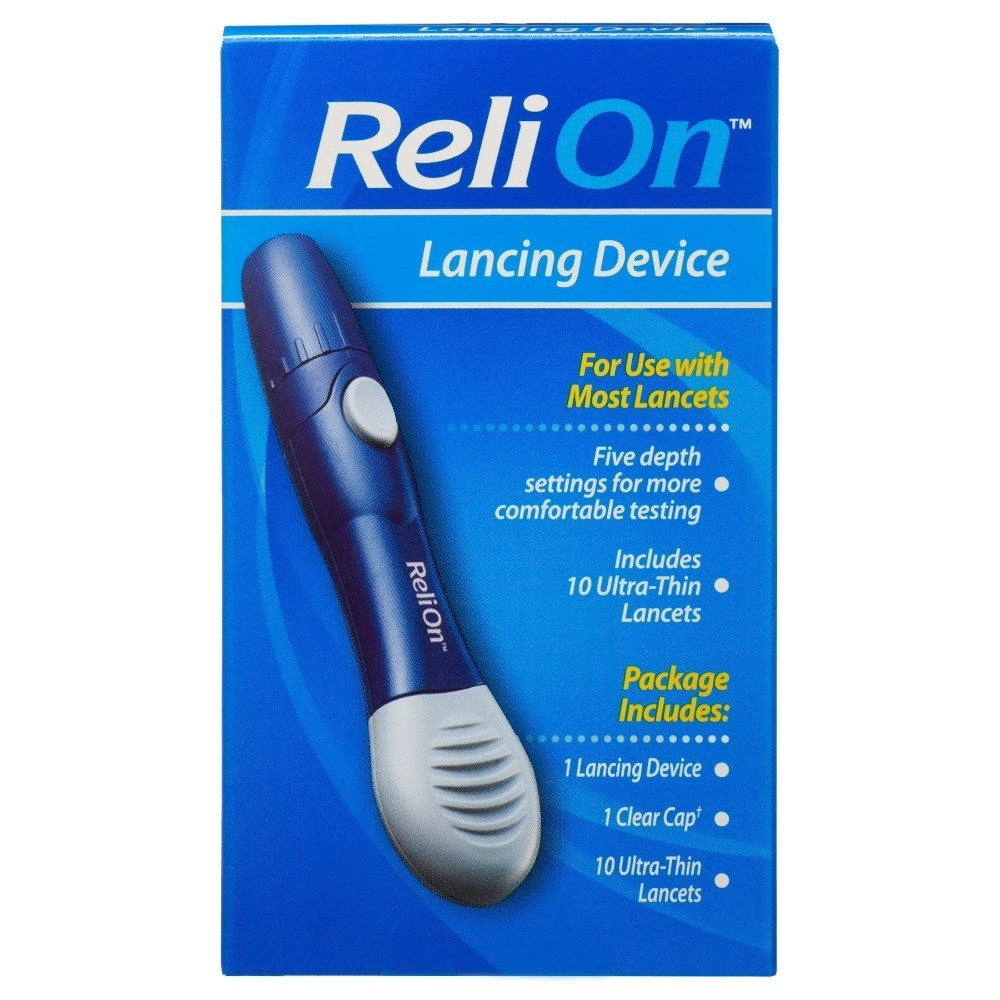 Lancing Device for Blood Sugar Testing with Adjustable Depth and 30 Gauge