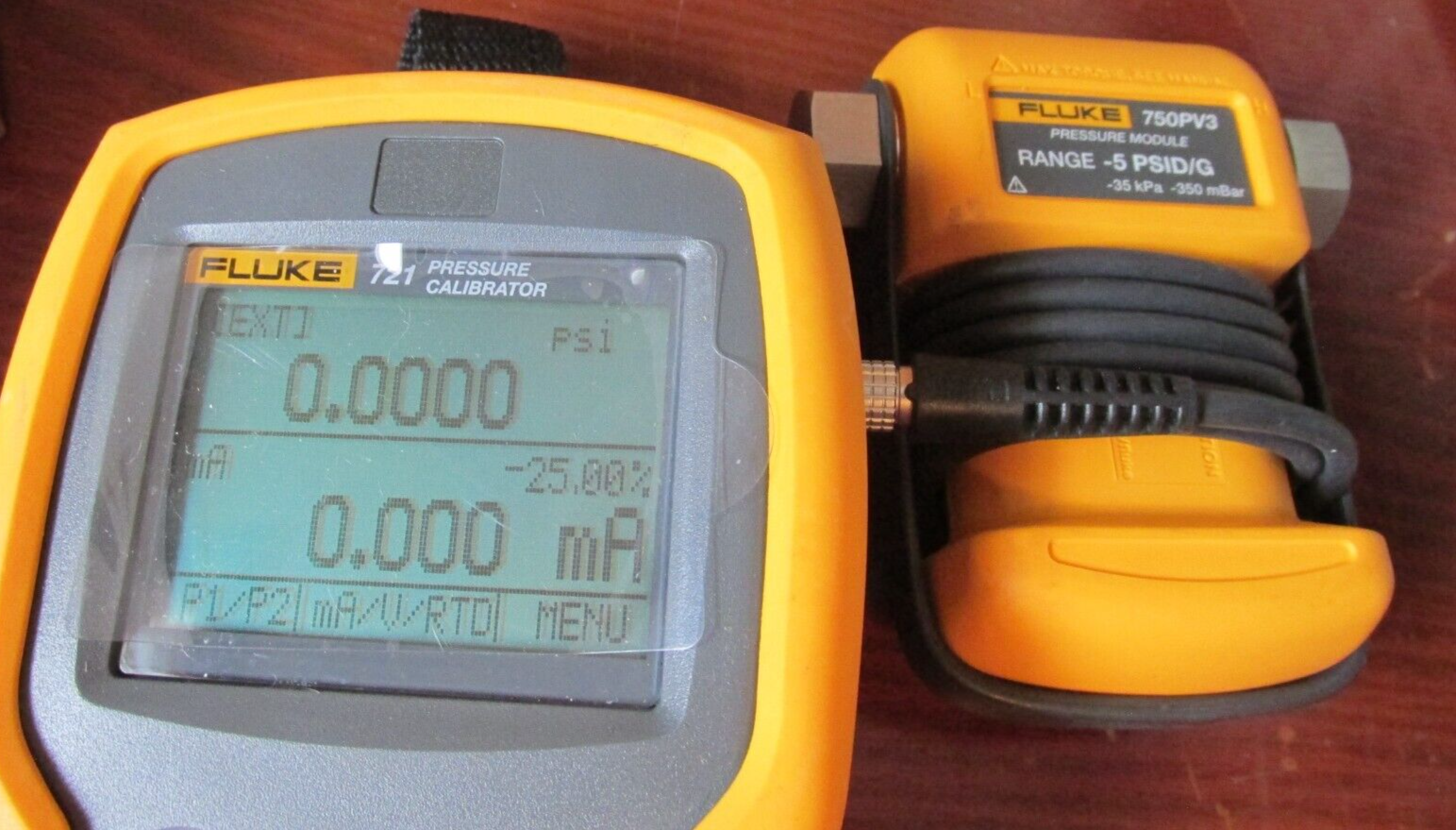 Fluke 750PV3 -5 PSID/G Pressure Module Vacuum Module **TESTED**