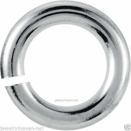 7mm OD 4.4mm ID SOLID 950 PLATINUM 16ga OPEN Jump Ring Spacer Roundel USA MADE