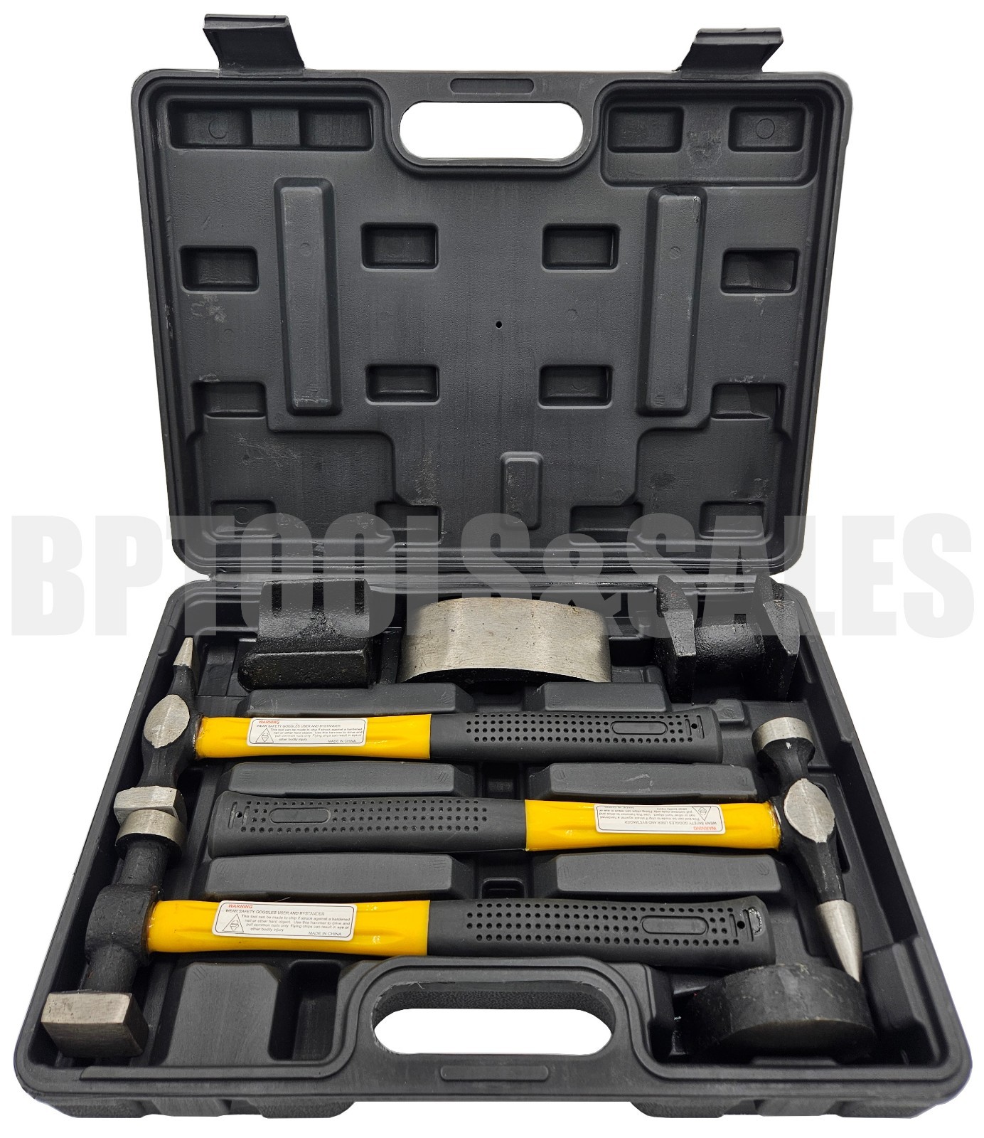 7pc Heavy Duty Drop Forged Hammer & Dolly Tool Kit for Fender Auto Body Repair