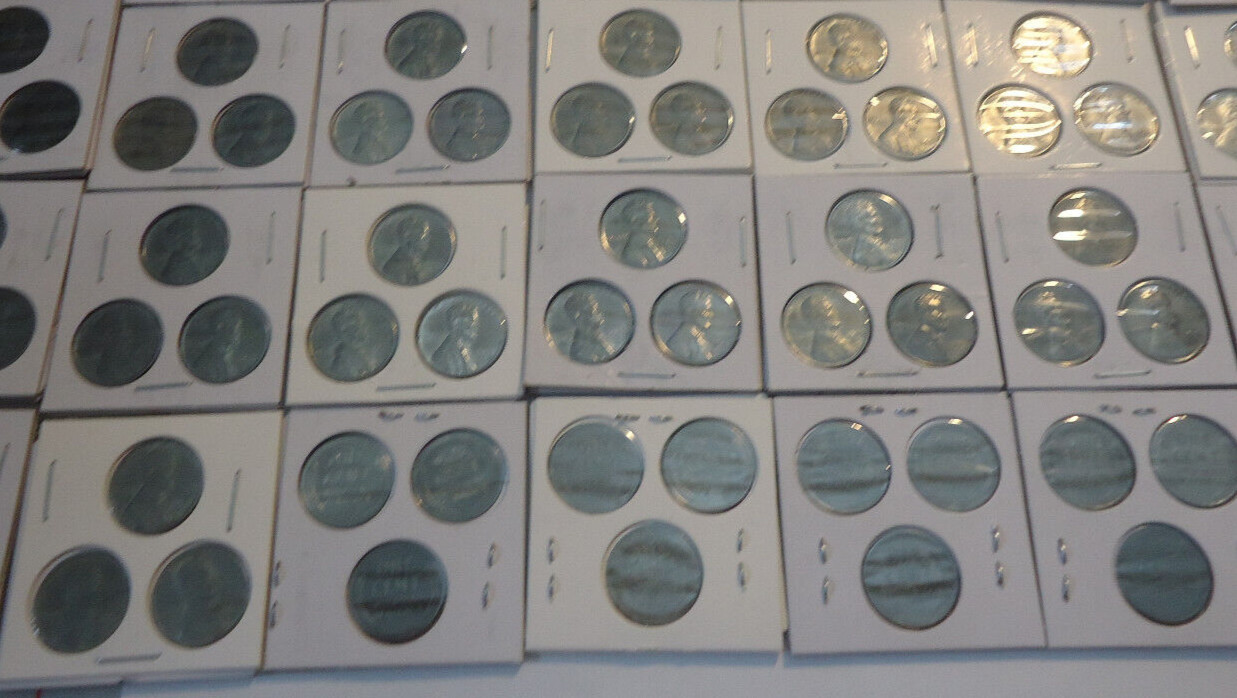 1-set-1943 p-d-s steel lincoln  flip ALL DIFFERENT      #120