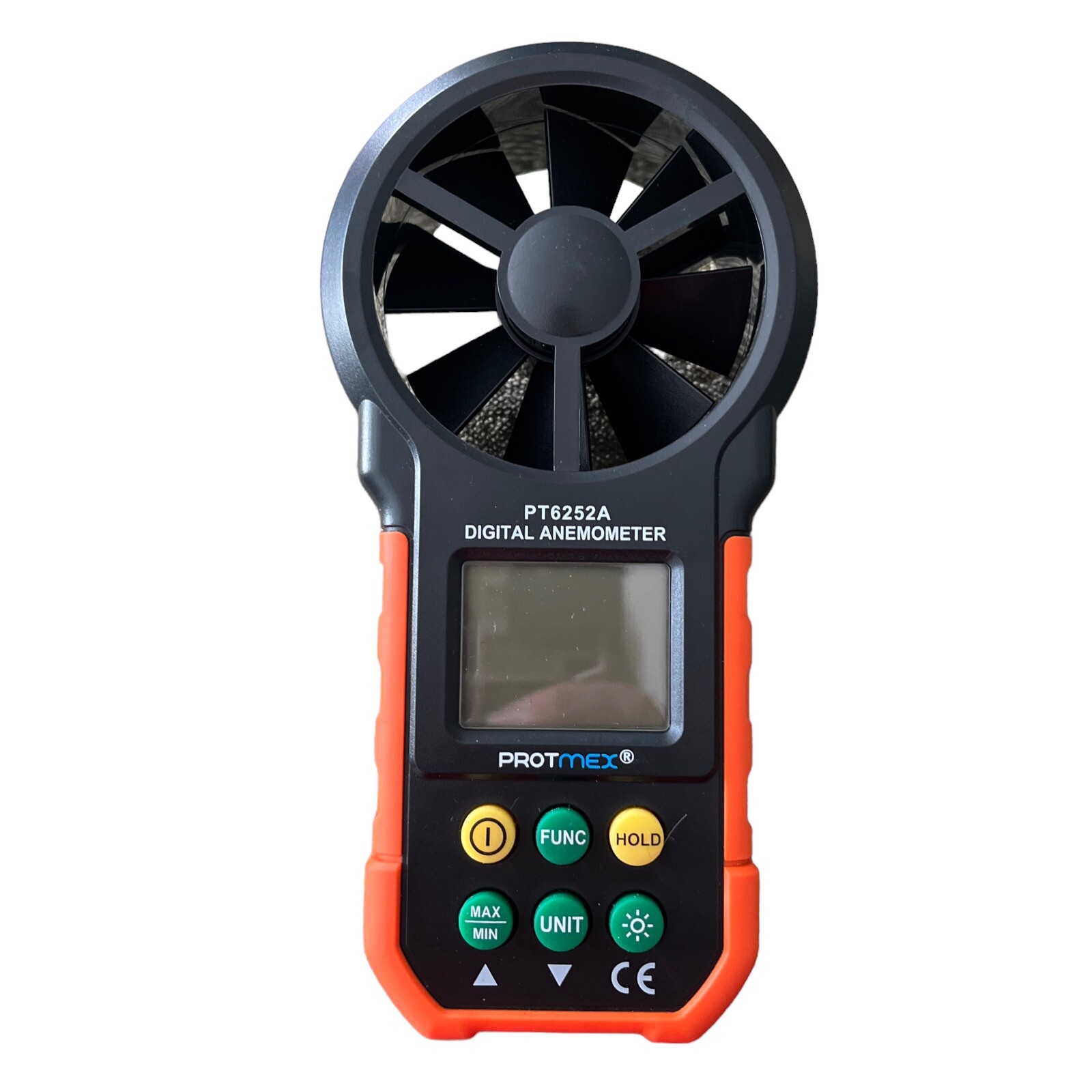 Protmex PT6252A Digital Anemometer Testers Meters Handheld LCD With Soft Case