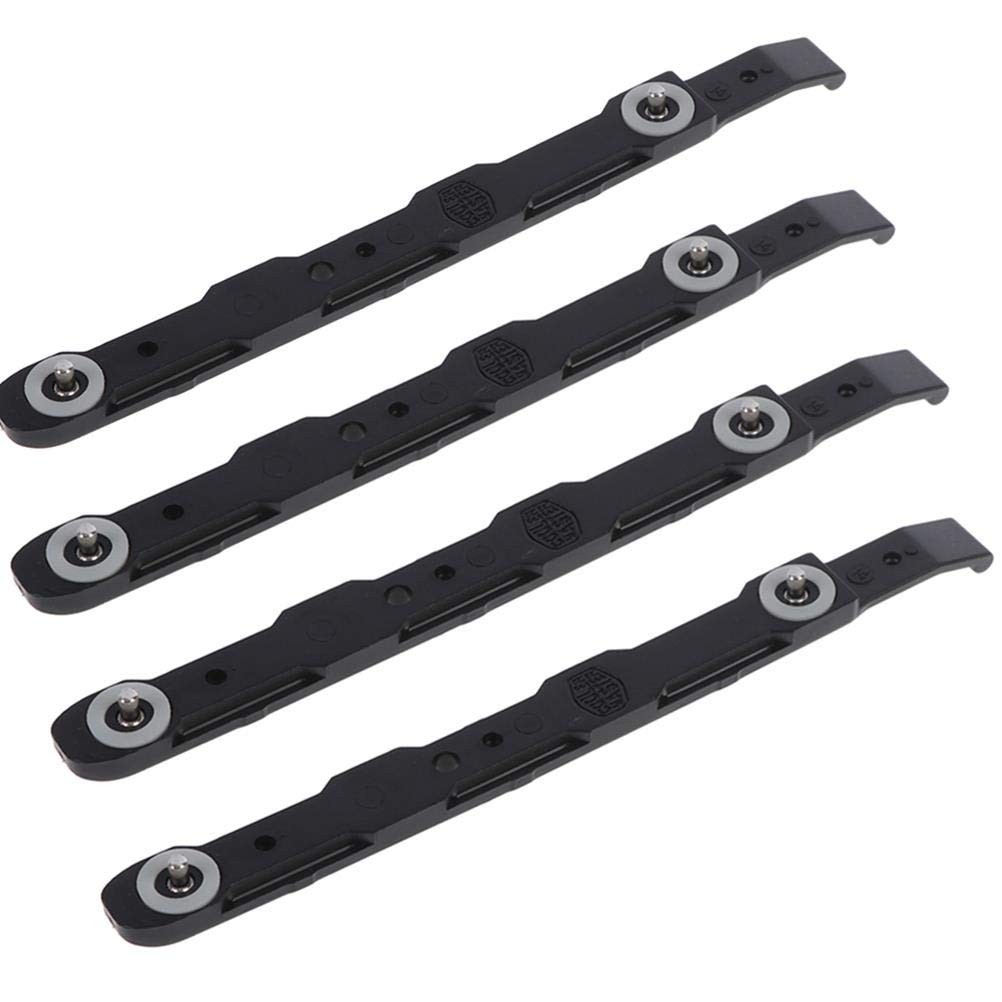 Eshylala 4 Pack Black Chassis Hard Drive Mounting Plastic Rails Durable...