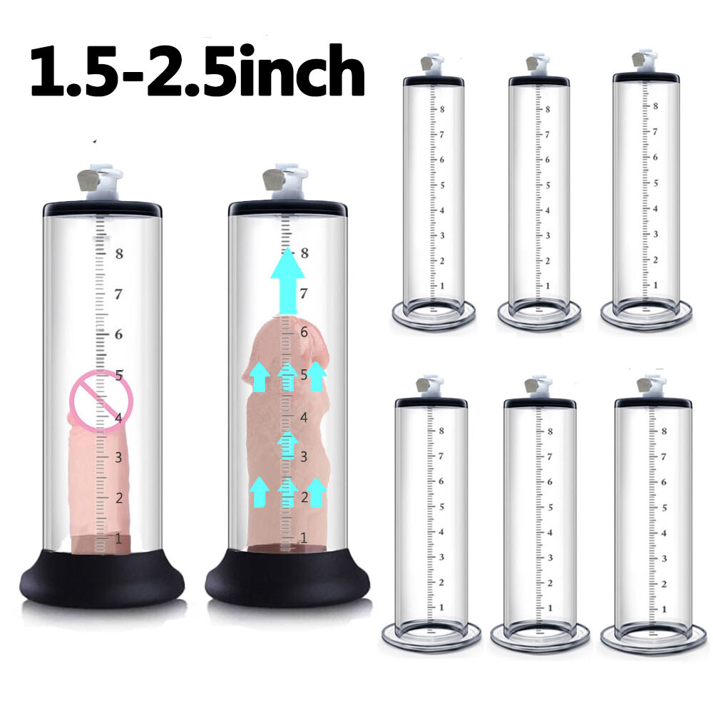 Male Acrylic Cylinder for Penis Extender Stretcher Enlarger Enlargement 9Inch