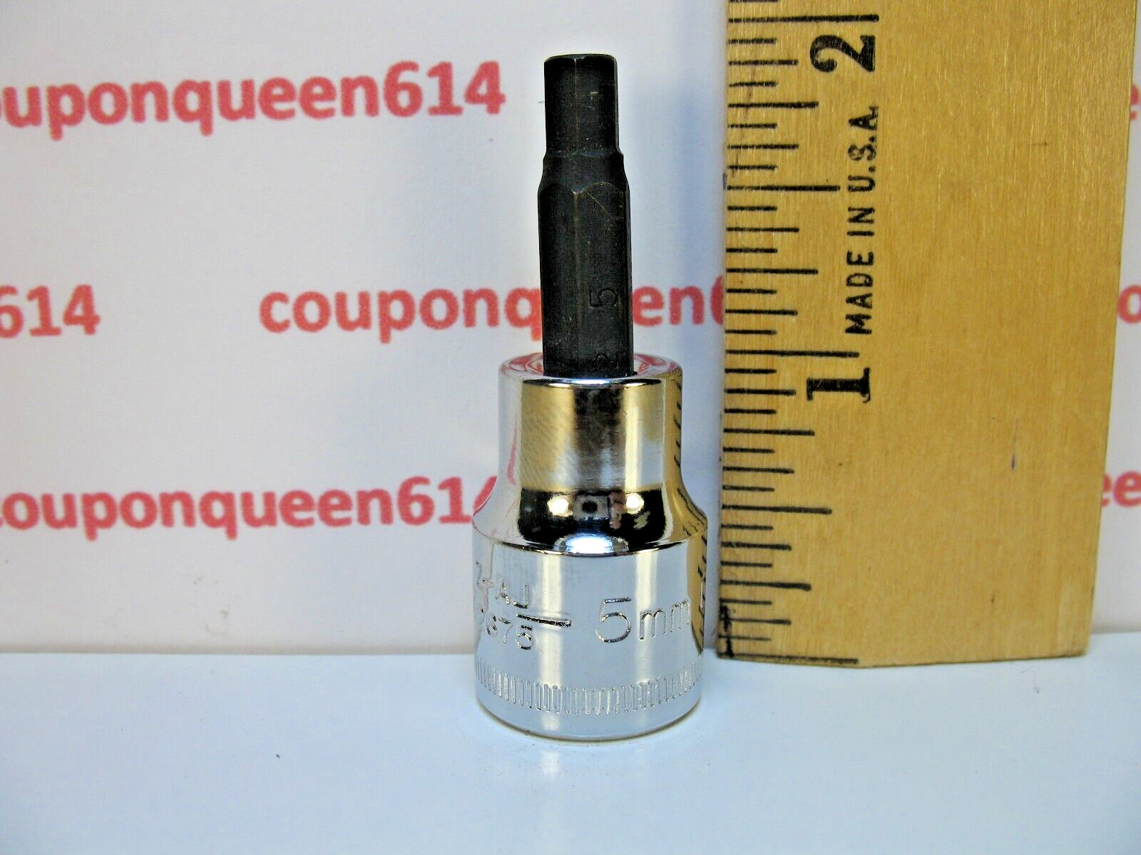 Craftsman 42675, 3/8" Drive Hex Bit Socket 5mm - Brand New